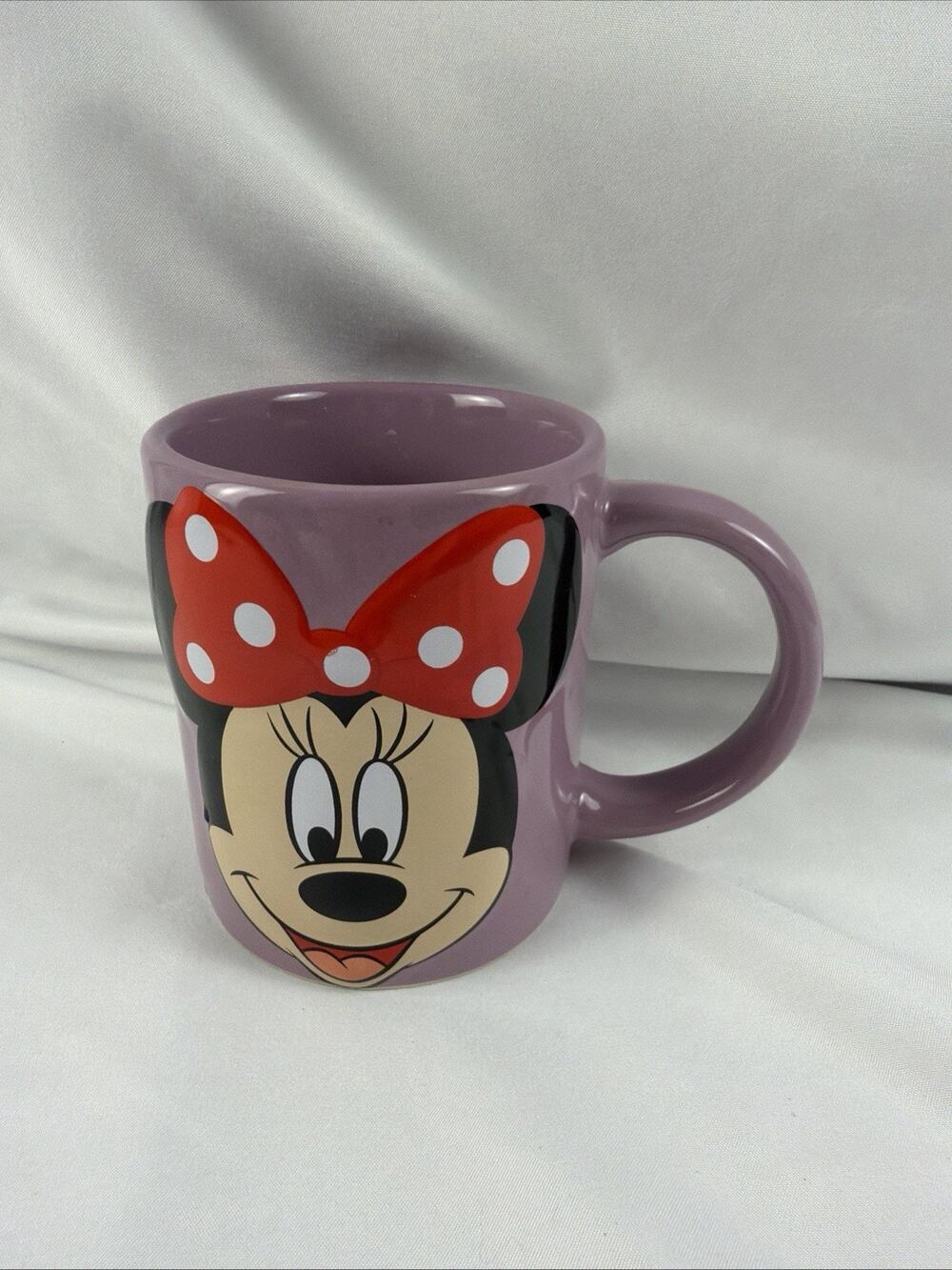 Disney's Minnie Mouse-Purple-3D Embossed Coffee Cup/Mug -Jerry Leigh